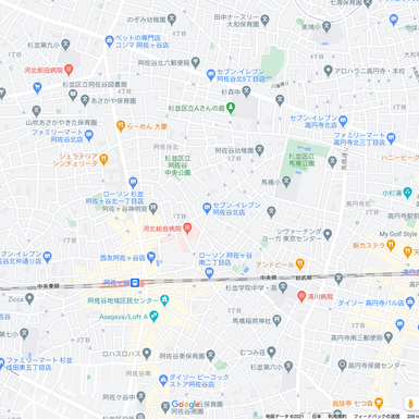 みなみ歯科クリニック周辺の案内図